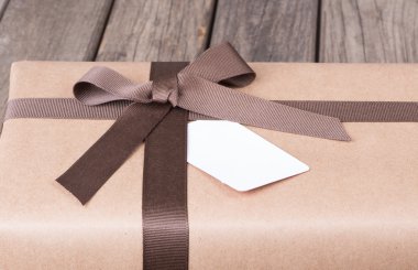 Package with Ribbon and Bow