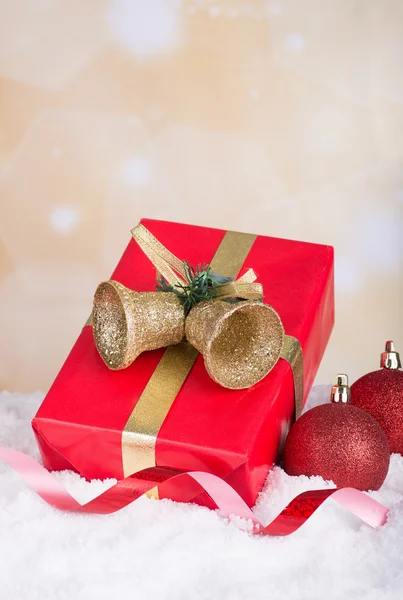 Weihnachtsgeschenkbox — Stockfoto