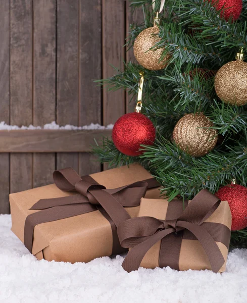Noel hediye Boxs — Stok fotoğraf