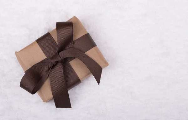 Brown Gift Box — Stock Photo, Image