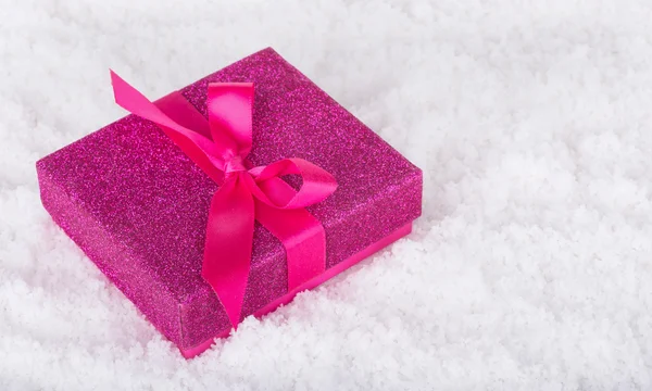 Krabice vánoční dárek — Stock fotografie