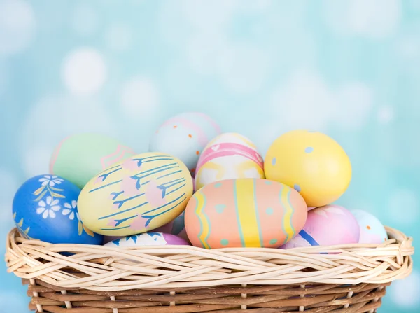 Surtido de huevos de Pascua pintados — Foto de Stock