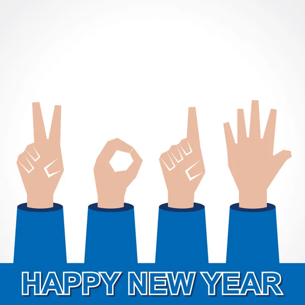 Creative happy new year 2015 — Stock Vector