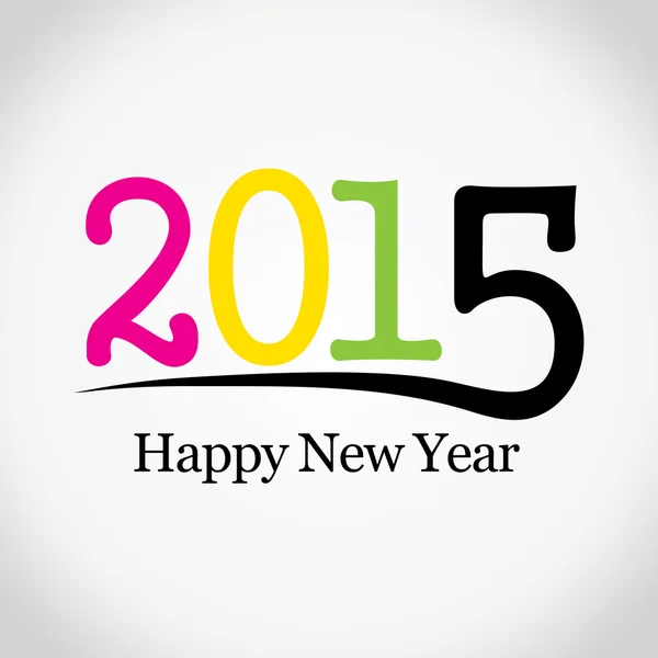 Nuevo año 2015 — Archivo Imágenes Vectoriales