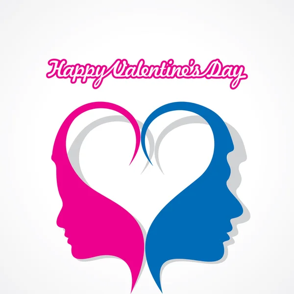 Valentines day greeting card — Stock Vector