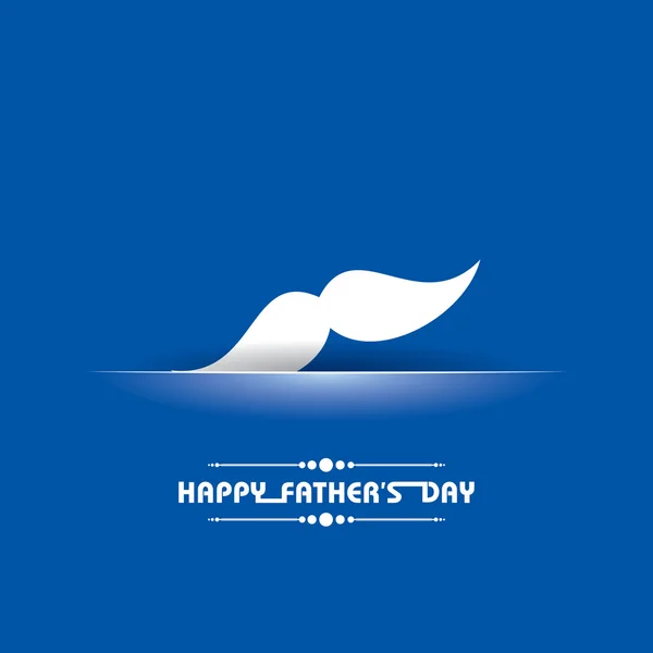 Elegante Feliz Día del Padre Saludo vector de stock — Vector de stock