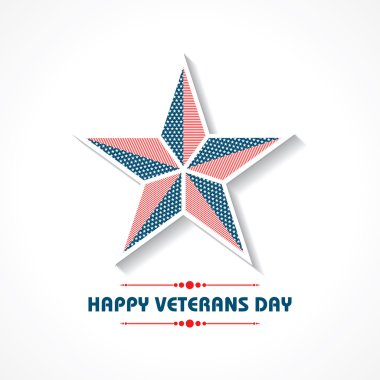 Yaratıcı Gaziler Günü tebrik hisse senedi vektör