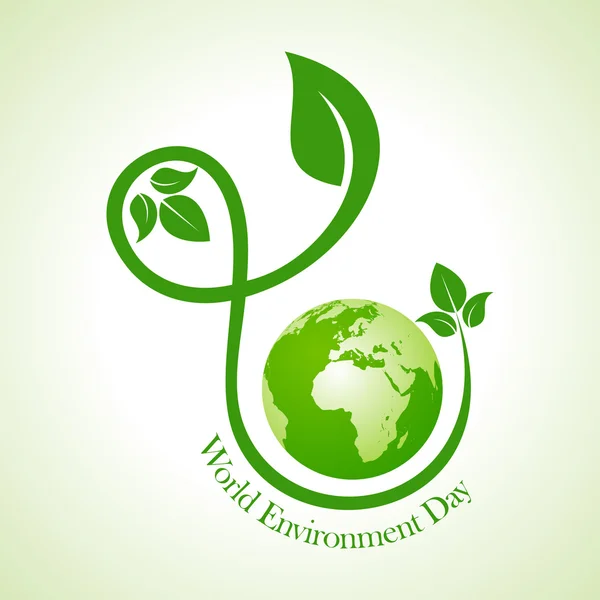 Día Mundial del Medio Ambiente — Vector de stock