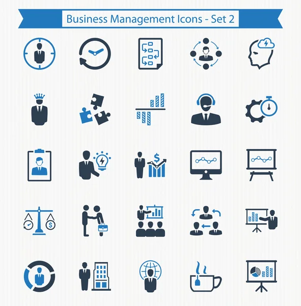 Ícones de gerenciamento de negócios - Conjunto 2 —  Vetores de Stock