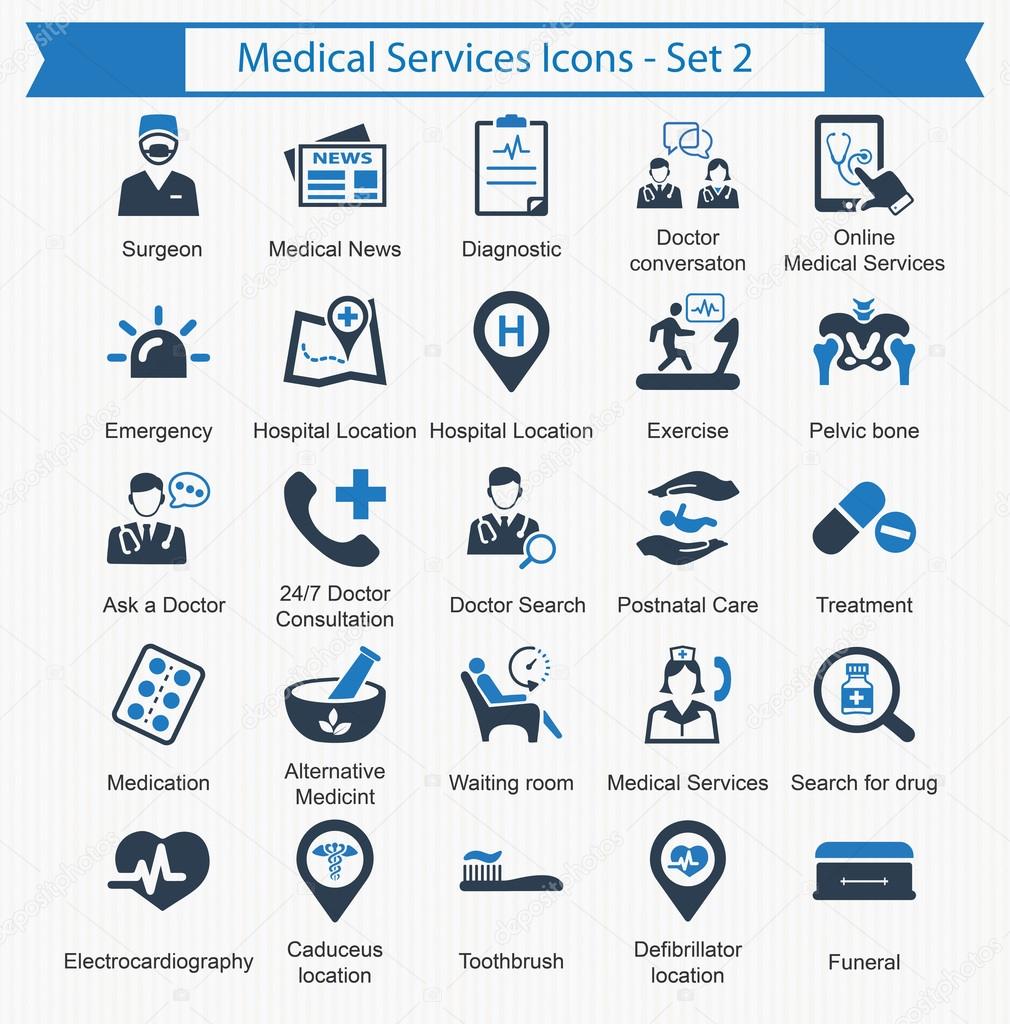 Medical Services Icons - set 2