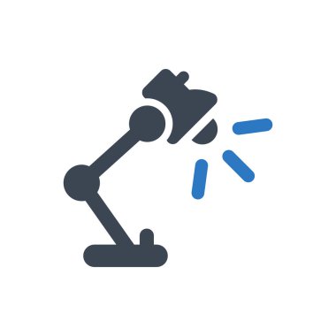 Dava çalışma simgesi - Basit vektör illüstrasyonu