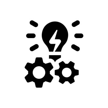 Fikir geliştirme simgesi (vektör illüstrasyonu)