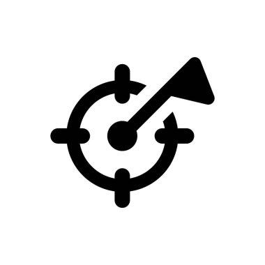 Hedef simgesi (vektör çizimi)