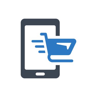 Mobil depolama simgesi (vektör resimleme)