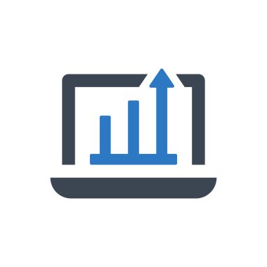 Büyüme trafik simgesi (vektör çizimi)