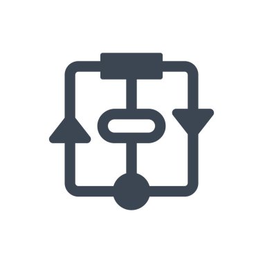 Algoritma simgesi (vektör çizimi)