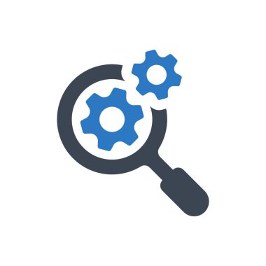 Arama motoru simgesi (vektör çizimi)