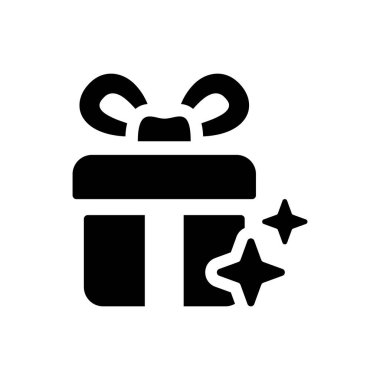 Hediye kutusu simgesi (vektör çizimi)