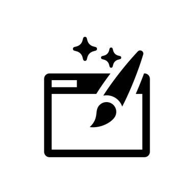 Web tasarım simgesi (vektör illüstrasyonu)