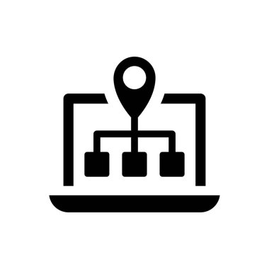 Web gezinme simgesi (vektör illüstrasyonu)