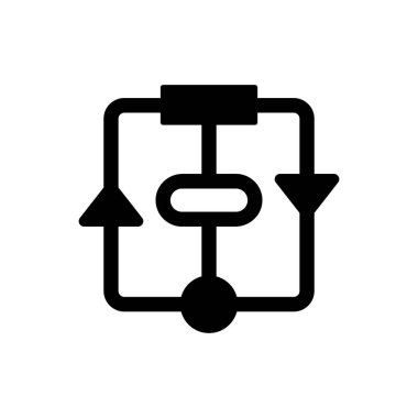 Algoritma simgesi (vektör çizimi)