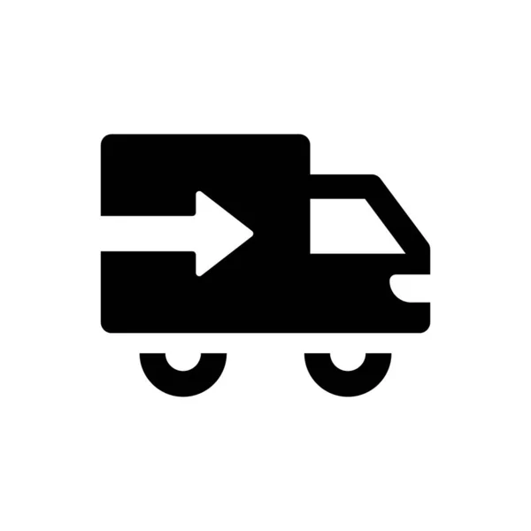 Icono Transporte Ilustración Vectorial — Archivo Imágenes Vectoriales