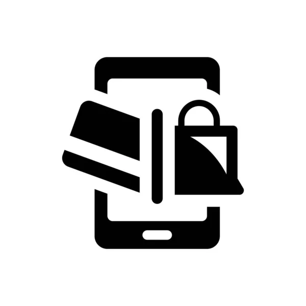 Mobil Speichern Symbol Vektor Illustration — Stockvektor