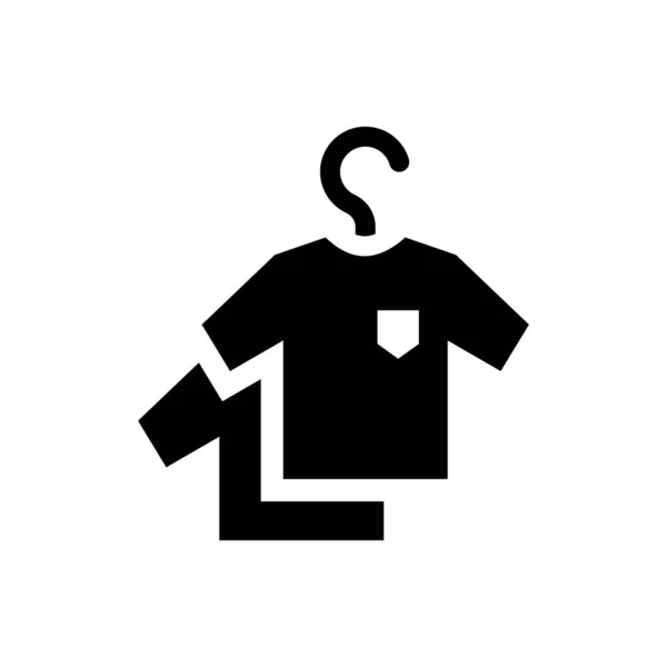 Kleding Pictogram Vector Illustratie — Stockvector