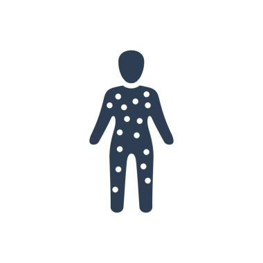 Dermatoloji simgesi (Vektör illüstrasyonu)