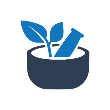 Alternatif Tıp simgesi (Vektör illüstrasyonu)