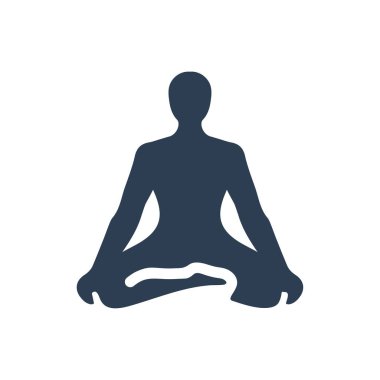 Yoga simgesi (Vektör illüstrasyonu)