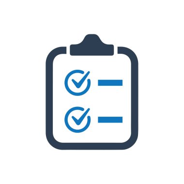 İşaretleme listesi simgesi (Vektör illüstrasyonu)