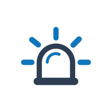 Siren simgesi (Vektör çizimi)