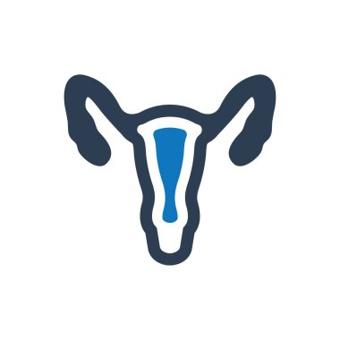 Jinekoloji simgesi (Vektör illüstrasyonu)