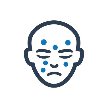 Alerji simgesi (Vektör illüstrasyonu)