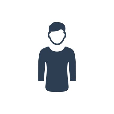 Genç Çocuk simgesi (Vektör illüstrasyonu)