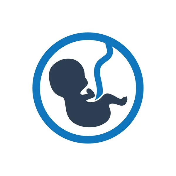 Icono Del Embarazo Ilustración Vectorial — Archivo Imágenes Vectoriales