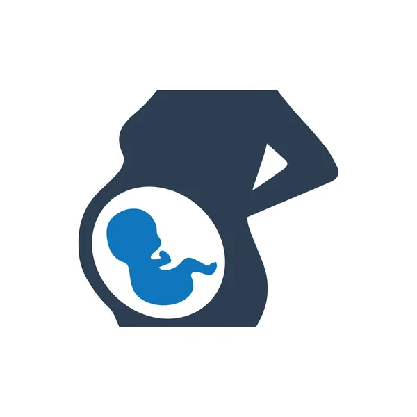 Icono Del Embarazo Ilustración Vectorial — Archivo Imágenes Vectoriales