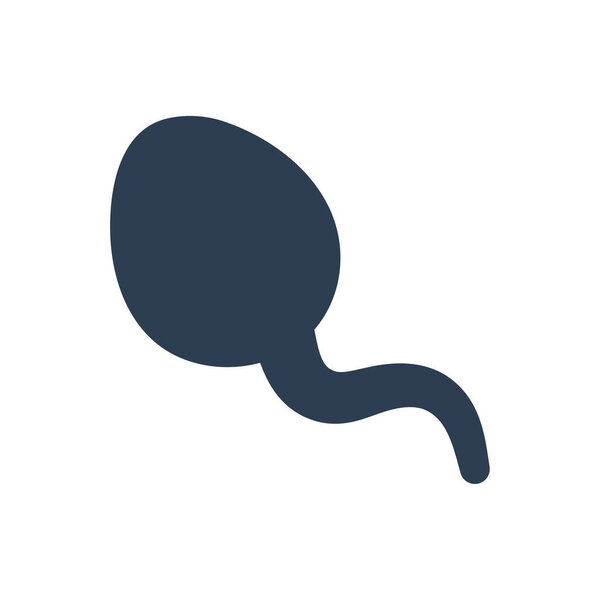Значок спермы (векторная иллюстрация))