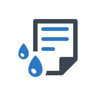 Veri sızdırma simgesi (Vektör illüstrasyonu)