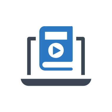 Çevrimiçi rota simgesi (Vektör illüstrasyonu)