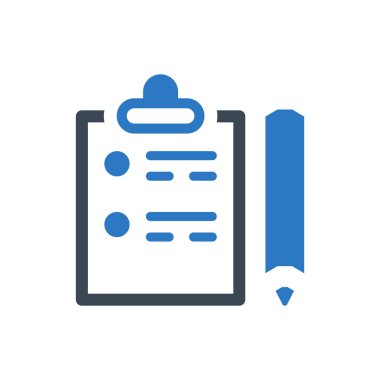 Kontrol listesi simgesi (Vektör illüstrasyonu)