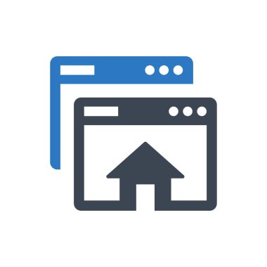 Ana sayfa simgesi (Vektör illüstrasyonu)