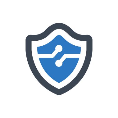 Güvenli bilgi teknolojisi simgesi (Vektör illüstrasyonu)