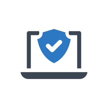 Antivirüs simgesi (Vektör çizimi)