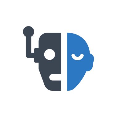 Yapay simge (Vektör illüstrasyonu)