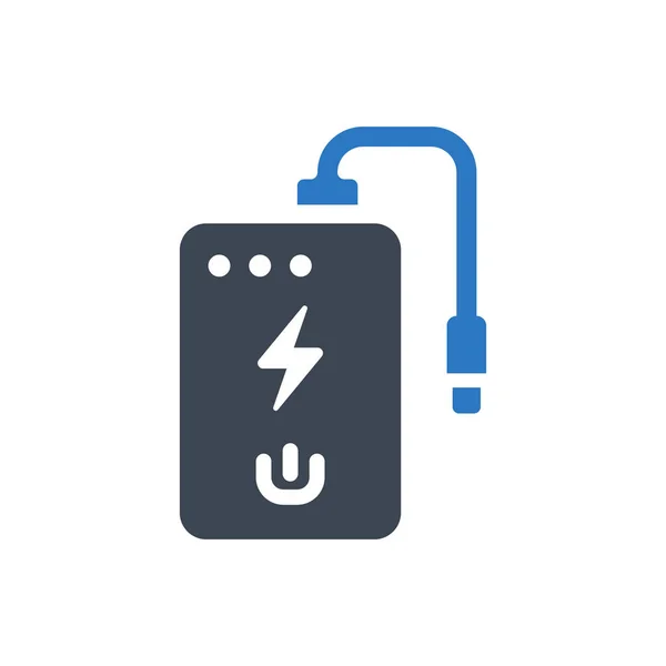 Power Bank Icon Vector Illustration — Stock Vector