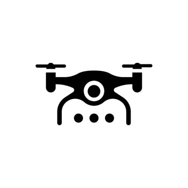 İHA simgesi. Vektör EPS dosyası.