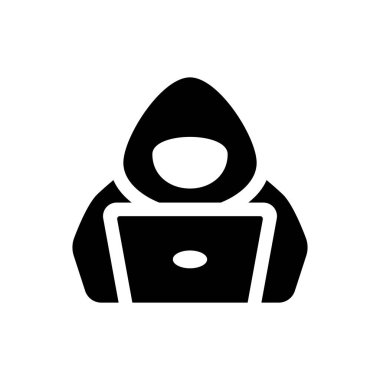 Hacker ikonu. Vektör EPS dosyası.