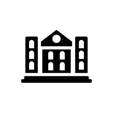 Üniversite ikonu. Vektör EPS dosyası.